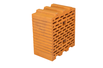 Блок керамический поризованный пустотелый пазо-гребневой (250х250х138)